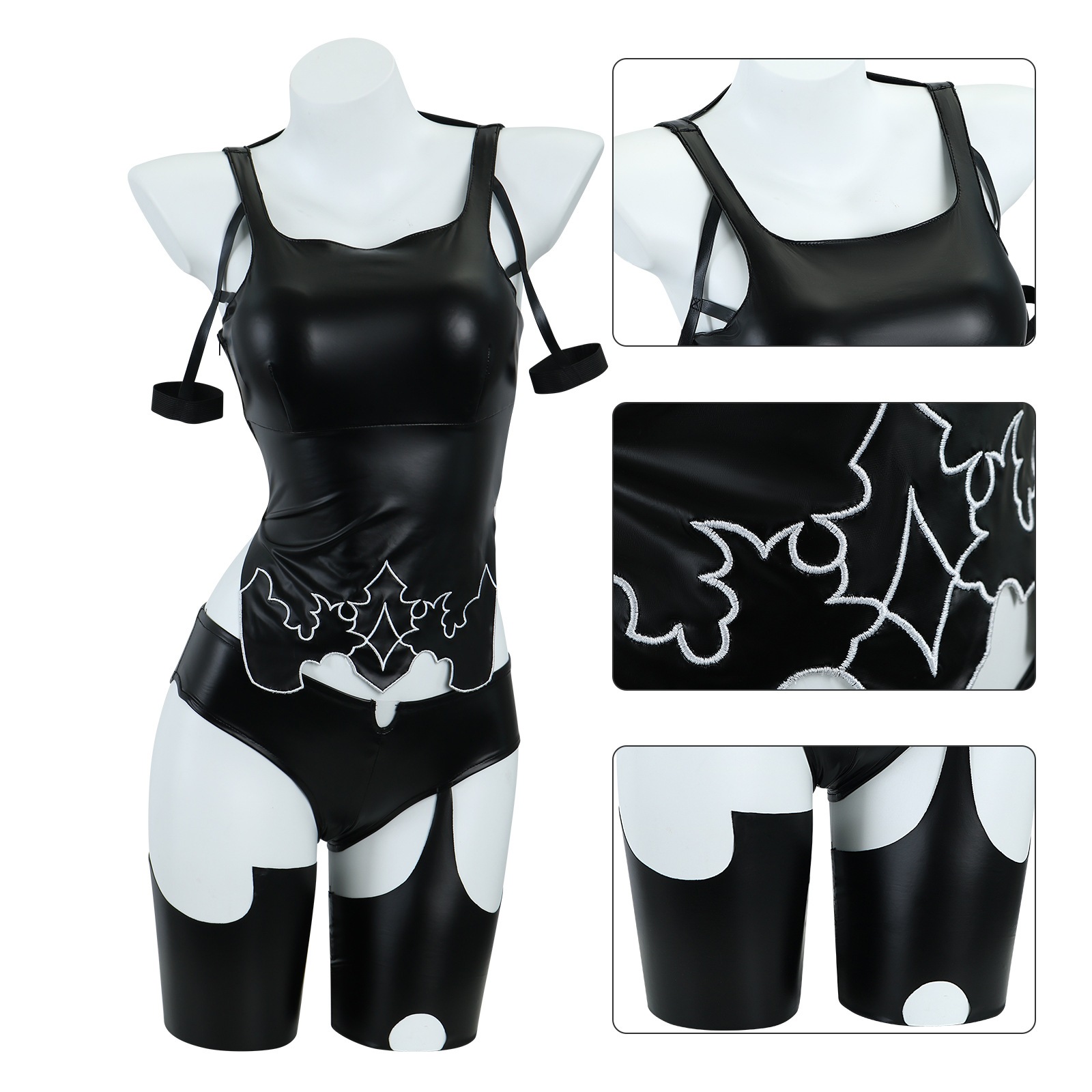 コスプレ 仮装ニール機械紀元cos服ユルハa2コスプレ衣装セクシー漆皮二次元アニメ衣装 イベント用品 コスチューム