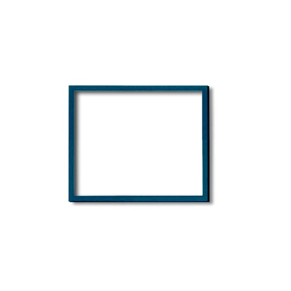 木製額色あせを防ぐUVカットアクリル デッサン額 八ツ切サイズ（303242mm） ブルー（青） 壁掛けひも付き 化粧箱入り