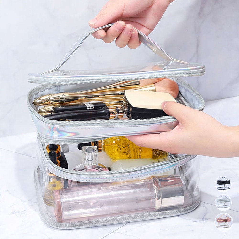 【日本倉庫即納】 メイクポーチ バニティポーチ 化粧品収納