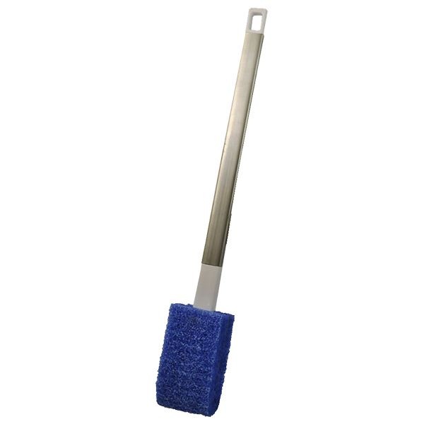 (まとめ) トイレブラシ/トイレ用品 単体 (ブルー) フッ素ガード トイレ掃除 (×14個セット)