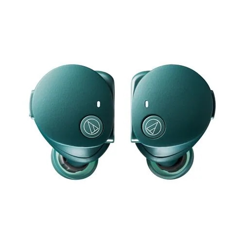 【推奨品】オーディオテクニカ ワイヤレス イヤホン ノイズキャンセリング IP55 最大25時間 USB-C ATH-CKS50TW2 GR グリーン系