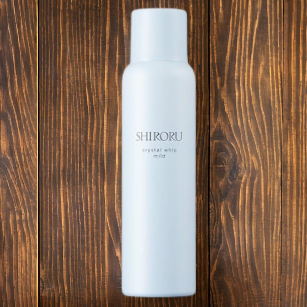 SHIRORU (シロル) クリスタルホイップ マイルド (泡 洗顔フォーム 炭酸洗顔 泡洗顔 敏感肌 グリチルリチン酸ジカリウム) （120g× 1本）