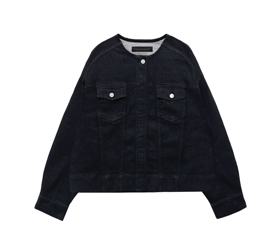 【TREEMINGBIRD】 ONE BUTTON DENIM SET-UP JACKET : INDIGO