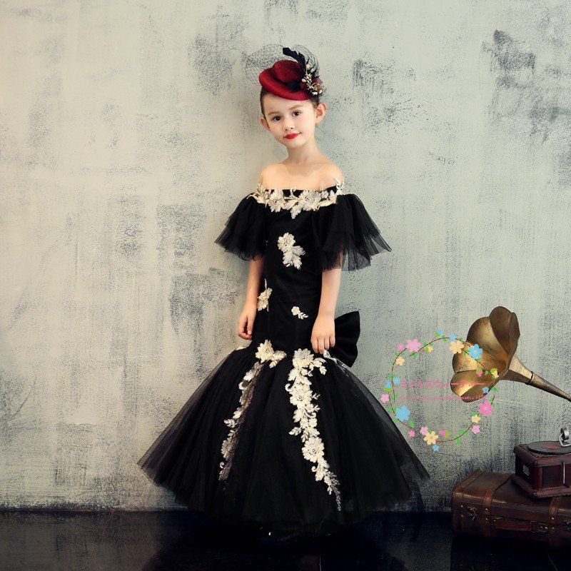 子供ドレス ピアノ発表会 安い キッズドレス ロングドレス 入園式 マーメイド子どもドレス 結婚式