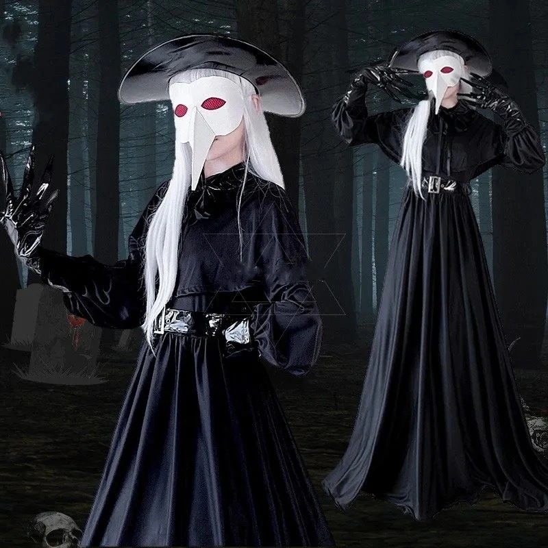 ハロウイン ロリータ チャイナドレス チャイナドレス 長袖 ゾンビ服取り外し可能な袖 パニエ付き ハロウィン コスチュームコスプレ ロリータ キョンシー服 かわいい JSKスカート コス
