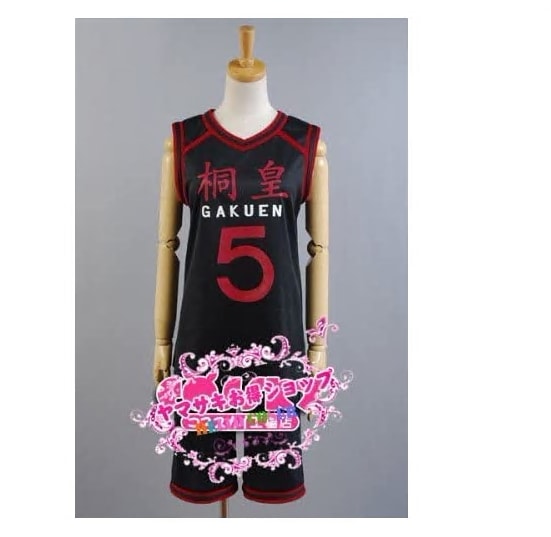 コスプレ衣装『黒子のバスケ』桐皇学園高校 青峰大輝 背番号5ユニフォーム