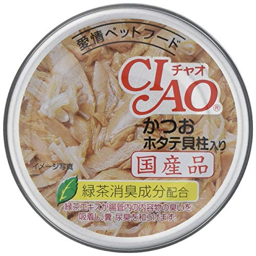 チャオ (CIAO) かつお ほたて貝柱入り 85g 24個セット 4,738円