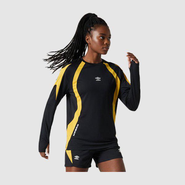 PTRフットボールトレーニング長袖Tシャツ UR121SRL39-BLK0