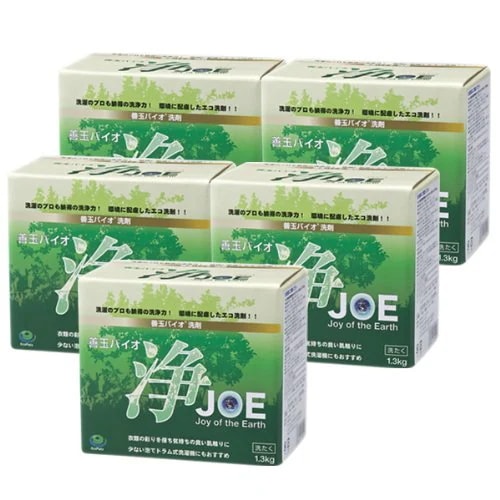 善玉バイオ洗剤 洗たく用 浄JOE 1.3kg*5個