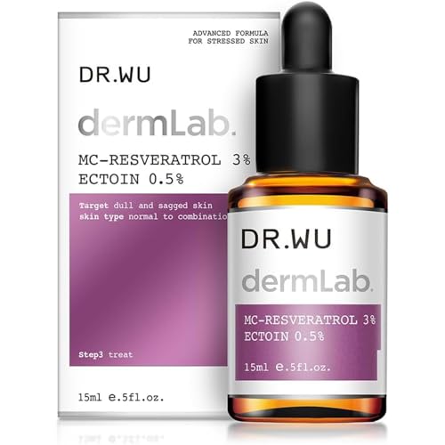 DR.WU(ドクターウー) ラボソリューション シリーズ (ブライトニングリペア) レスベラトロール 3％ エクトイン 美容液 15mL ［エイ