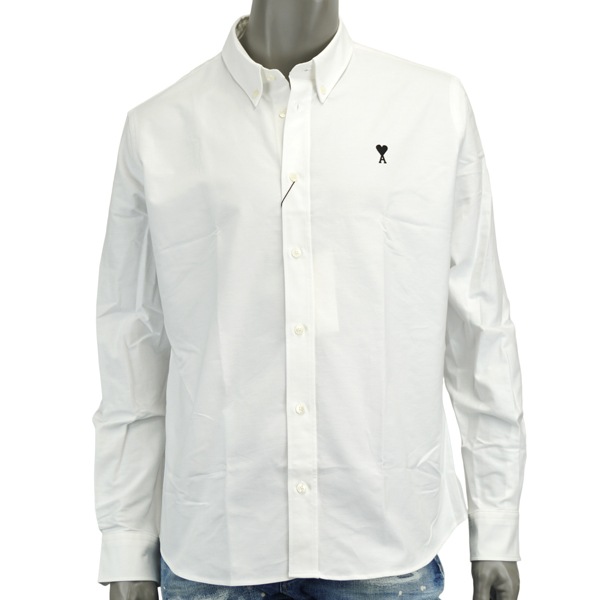 AMI Alexandre Mattiussi アミ アレクサンドロ マテュッシ Ami de Coeur ボタンダウンシャツ/HSH763 CO0031 168
