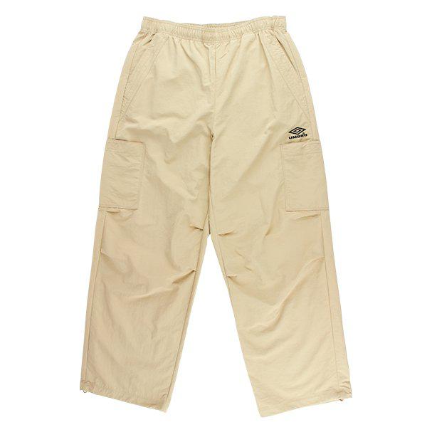 綿タッチパラシュートパンツ UQ123CPT23 BEI