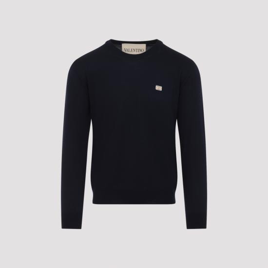 VALENTINO GARAVANI Men Sweater 8V3KC37QBCJ 598 NAVY