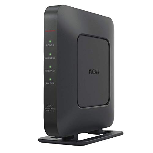 バッファロー WiFi 無線LAN ルーター WSR-2533DHPLS/NB 11ac ac2600 1733+800Mbps IPv6対応 デュアルバンド 4LDK 3階建向け 簡易パッケージ テ