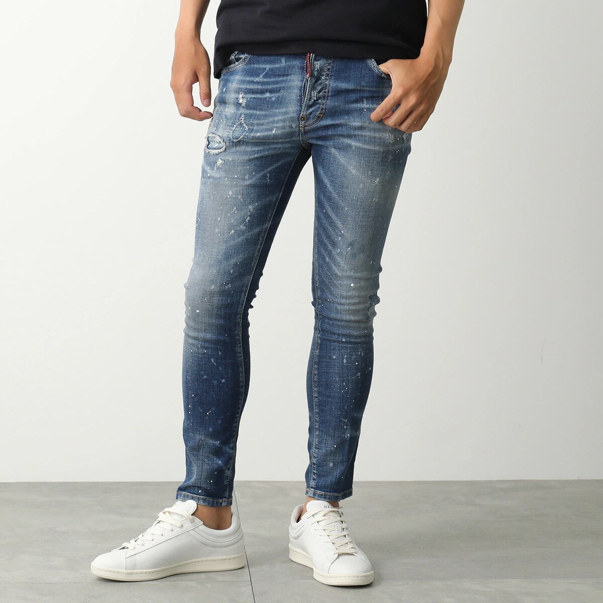 DSQUARED2 ディースクエアード ジーンズ Supertwinky Jean スーパートゥインキー S74LB1713 D30010 メンズ デニムパンツ スキニー スリム ストレッチ 470