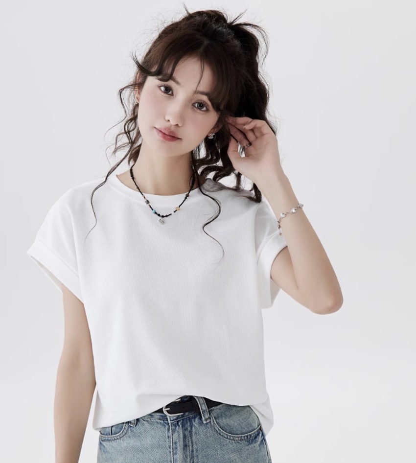 トップス デート モテアイテム Tシャツ カットソー 半袖 コットン 大人可愛い きれいめ 上品 おしゃれ かっこいい 大人可愛い ラブリー キュート ガーリー クール モード系 セクシー エレガント