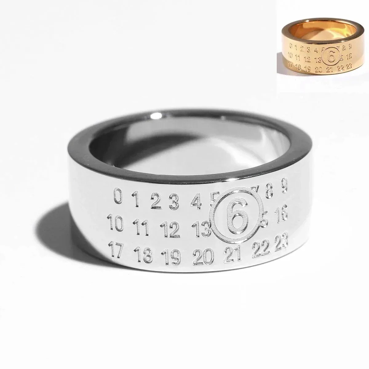 MM6 エムエムシックス メゾンマルジェラ リング Numeric Minimal Signature ミニマル シグネチャー SM6UQ0057 P6469
