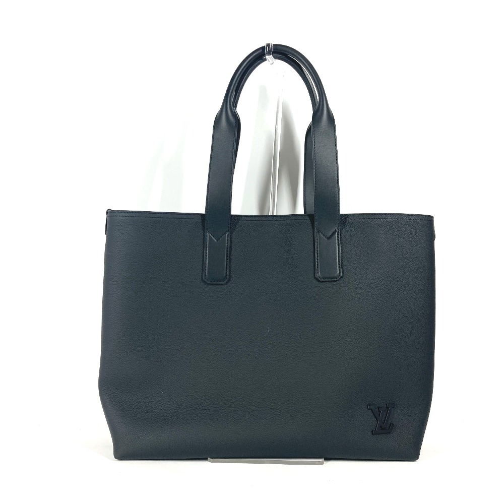 トートバッグ M24771 パイロット・トート アエログラム カバン ショルダーバッグ 肩掛け トリヨンレザー ノワール ブラック