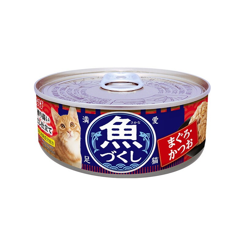 （まとめ買い）魚づくし まぐろ/かつお 60g 猫用フード [x48]