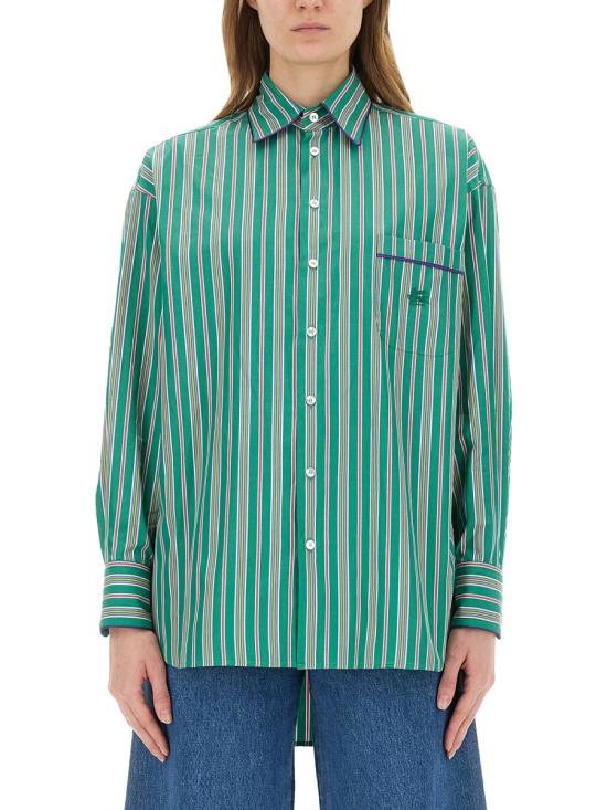 ETRO Women Shirts WRIA0028 99TR576S9890 GREEN