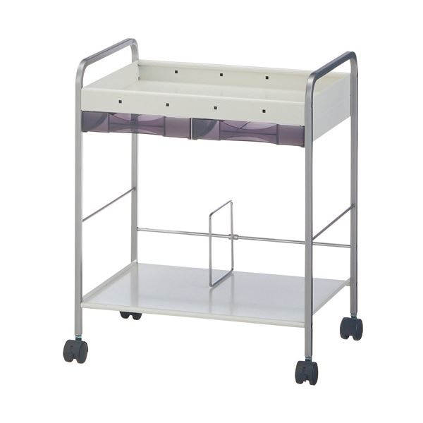 （まとめ）アンダーデスクワゴン（ケース付）[x3セット]