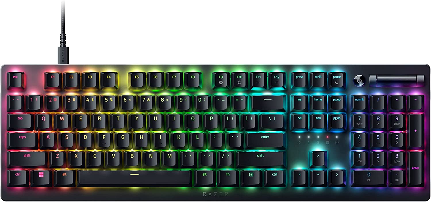 DeathStalker V2 Linear Optical Switch RZ03-04500100-R3M1 有線キーボード