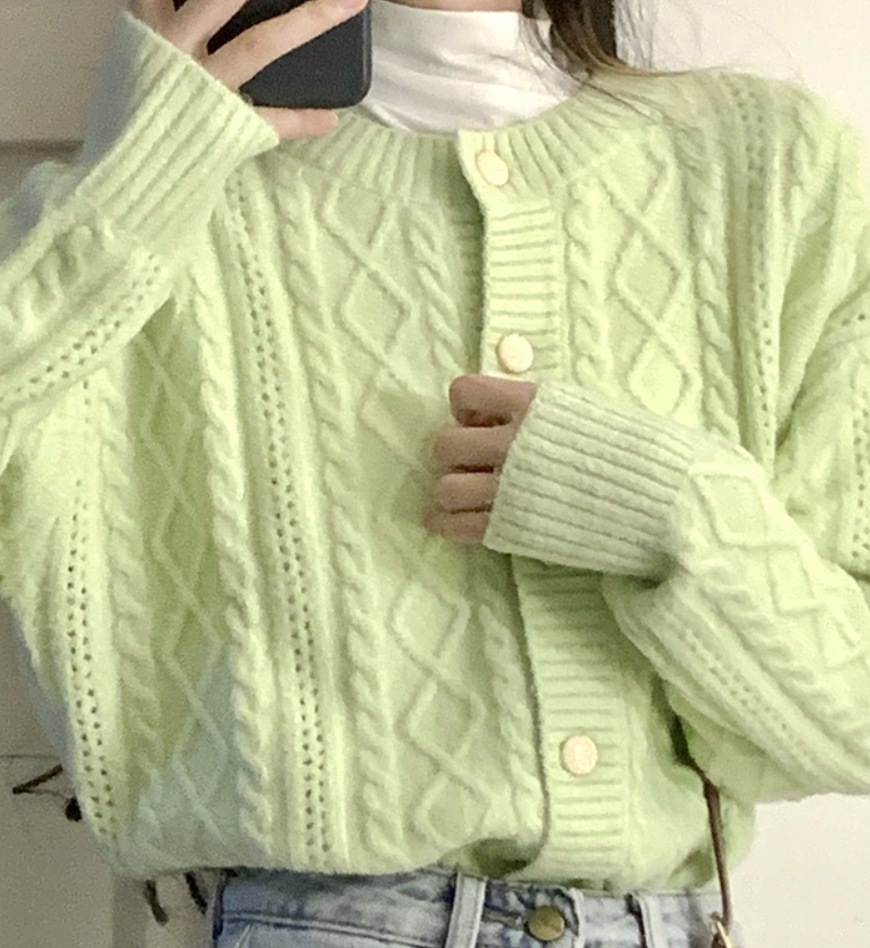 アウター デート モテアイテム カーディガン 長袖 ケーブルニット ウール 可愛い きれいめ 上品 おしゃれ かっこいい 可愛い ラブリー キュート ガーリー クール モード系 セクシー 5,687円