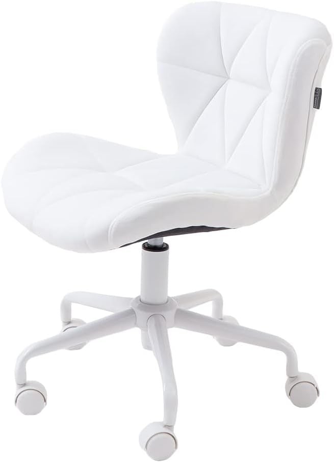 ヤマソロ オフィスチェア デスクチェア デスク チェア コンパクト ベロア調 パンナ カリーノ Panna Carino 42-930 (ベビーホワイト) 7,869円