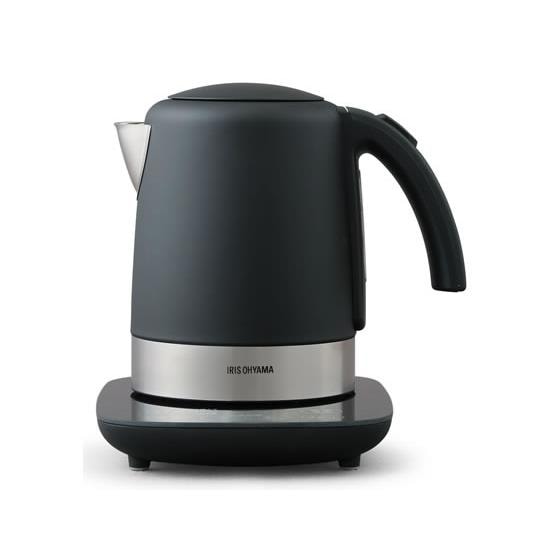 デザインケトル 温度調整付 アイリスオーヤマ IKE-D1000T-B 7,670円