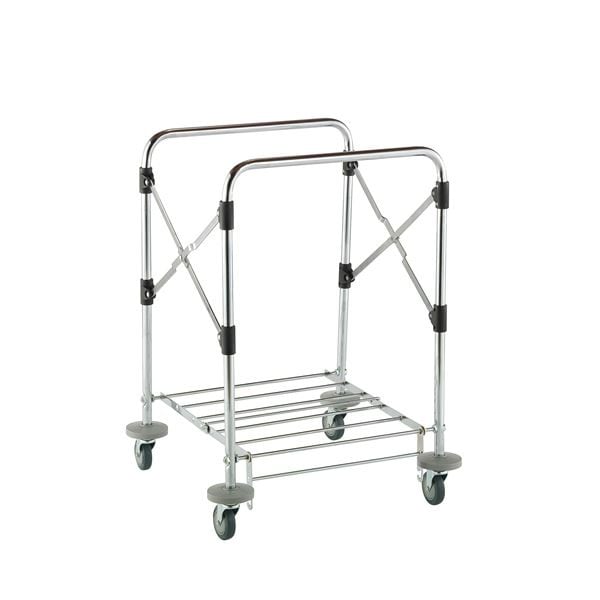 スタンディングカート/運搬カート 本体 小 φ75キャスター バンパー付 折りたたみ式 連結式 業務用 工場 店舗 23,191円