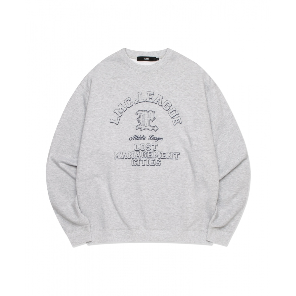LMC リーグ スウェットシャツ ヘザーグレー