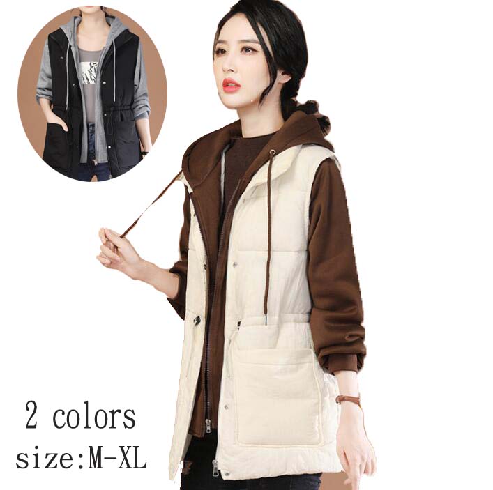 韓国風 着痩せ きれいめ 40代 白 ショート丈 黒 母 M-XL アウター 可愛い 女性用 30代 大人 中綿ジャケット フード付き レディース ダウンジャケット 通勤 シンプル ママ あったか