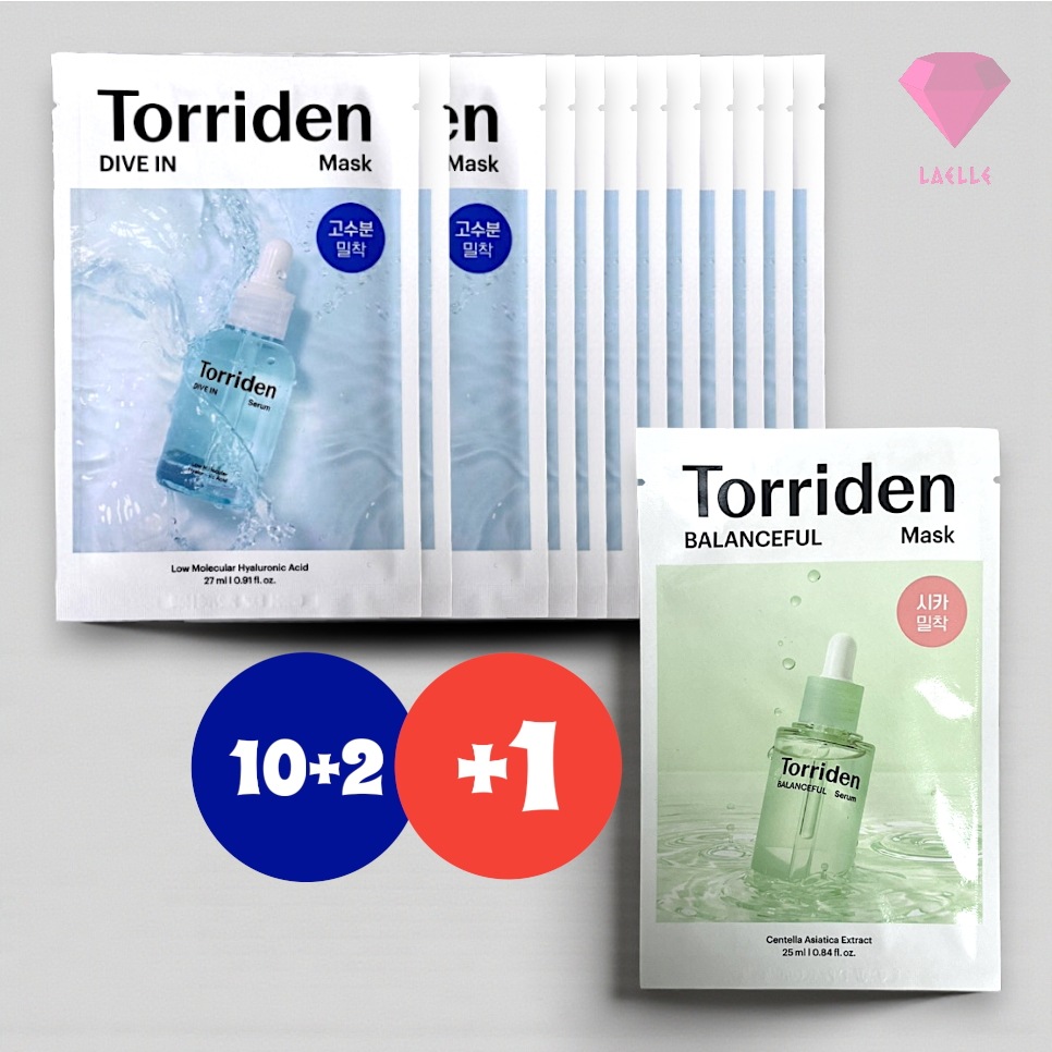 [2025アワード] Torridenダイブイン低分子ヒアルロン酸マスク10枚限定企画(+ダイブイン2枚+バランスフル1枚)