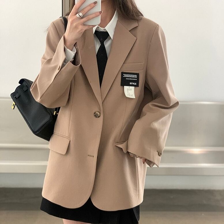 3color レディース テーラードジャケット シングルボタン ジャケット アウター 226