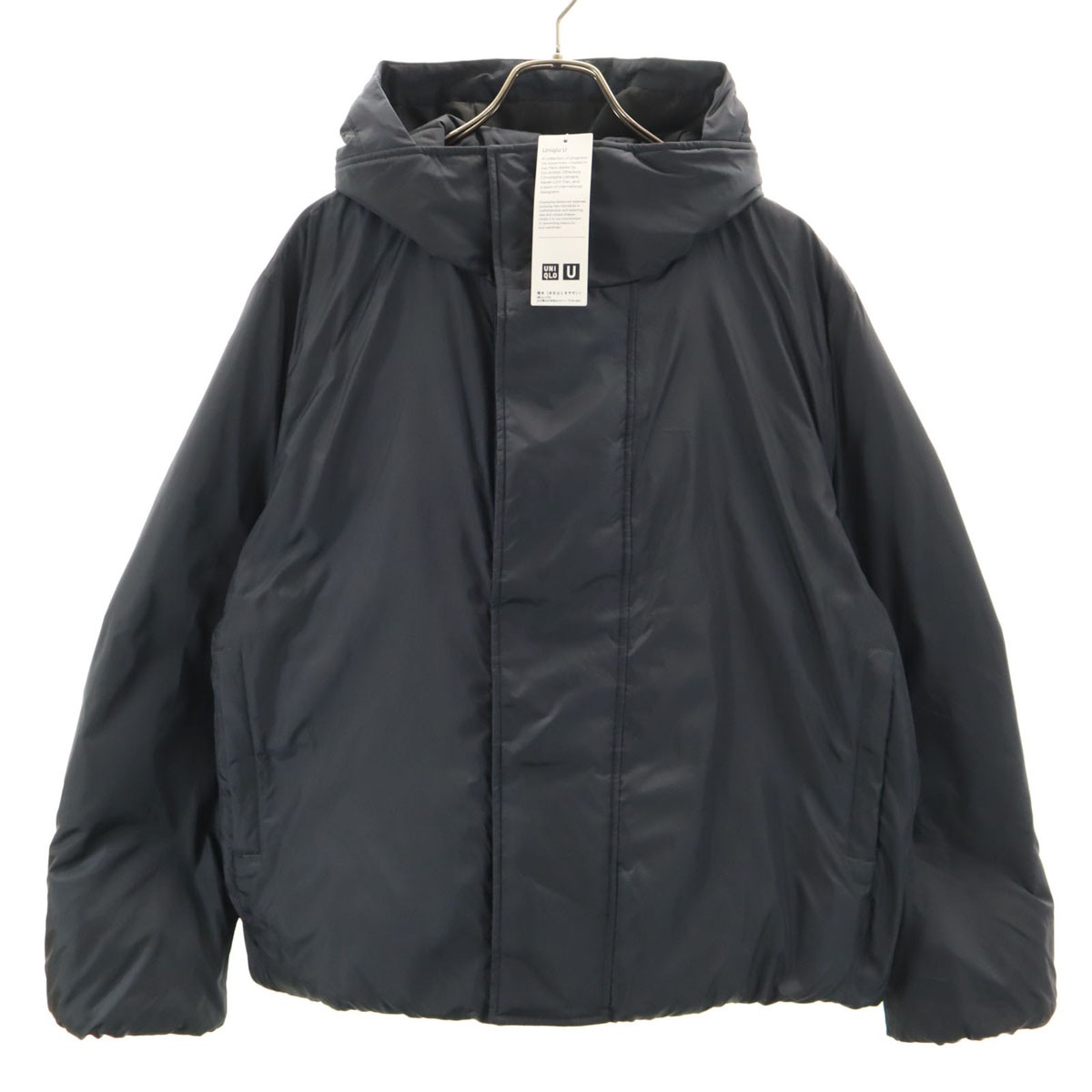 UNIQLO U ユニクロ ユー 未使用 パフテック 中綿 パーカー XXL ダークグレー タグ付き ビックサイズ レディース 古着