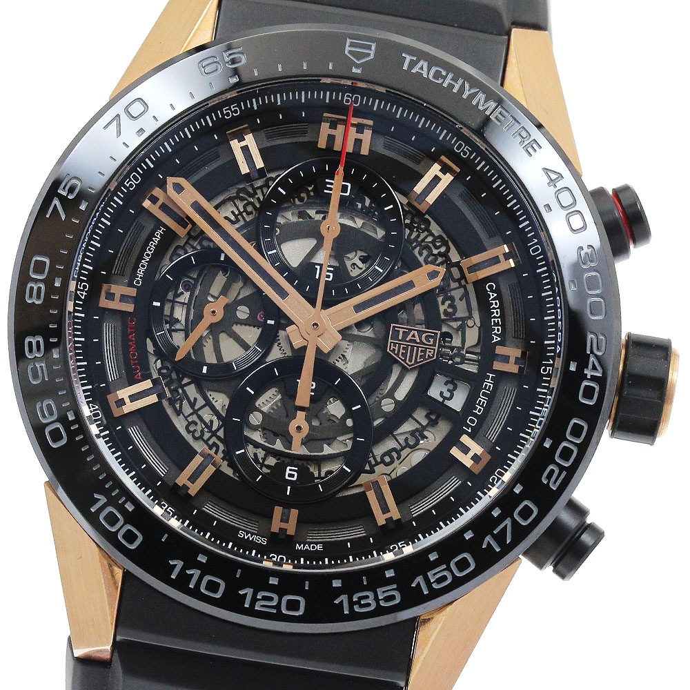 タグホイヤー TAG HEUER CAR2A5A カレラ デイト クロノグラフ 自動巻き メンズ 極美品 保証書付き_883562【中古】
