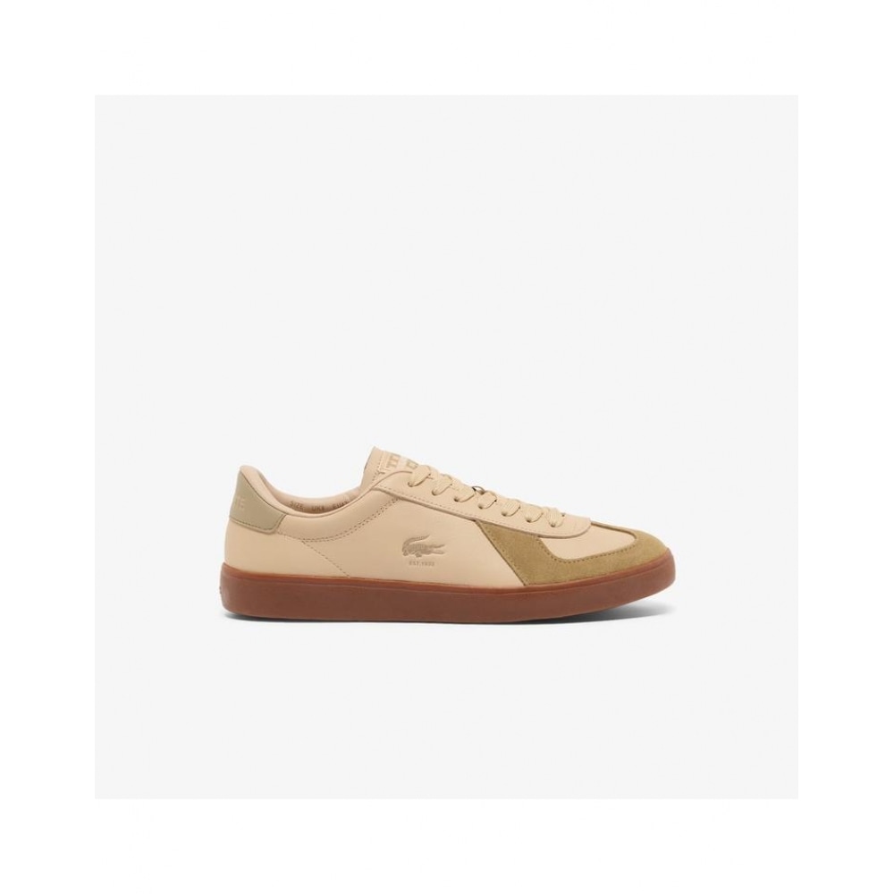 ラコステメンズベースショットプロレザースニーカー RZ6042M55N AHB