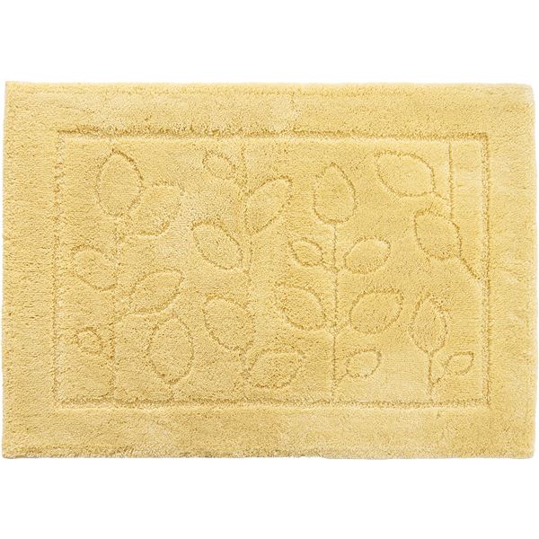 乾度良好 ファイン バスマット 60x85cm イエロー