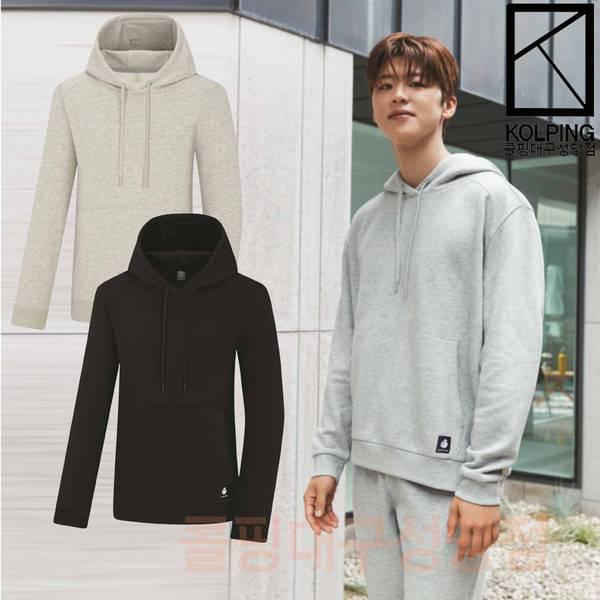 男女兼用 冬 暖か裏起毛 コットン素材 フード付き長袖Tシャツ KVT4582U マイル