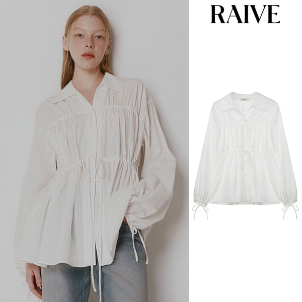 ストリング シワ加工 シャツ / String