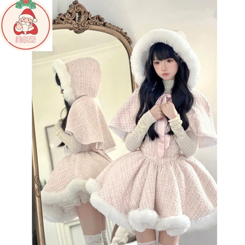 サンタコス クリスマス ドレス 冬 ポンチョ ジャケット スーツ レディース