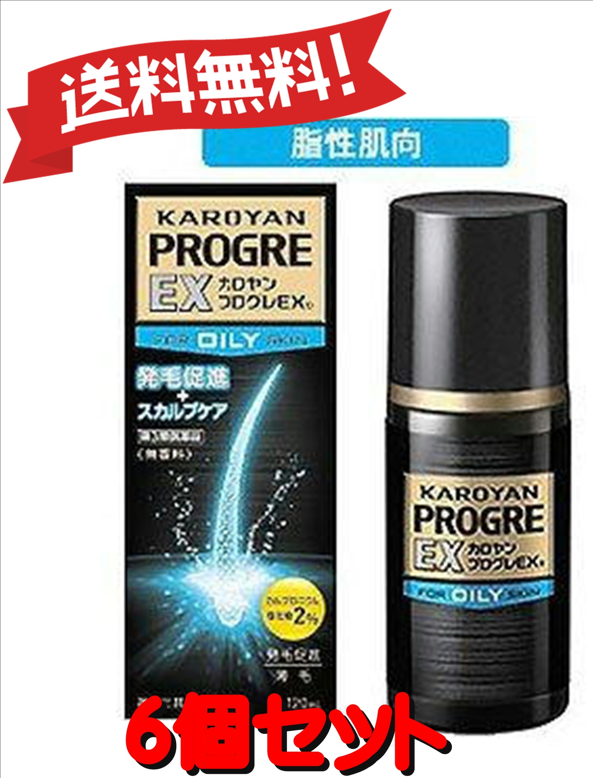 【６個セット】 【第3類医薬品】カロヤン プログレEX O 120mL 4987107616739-6