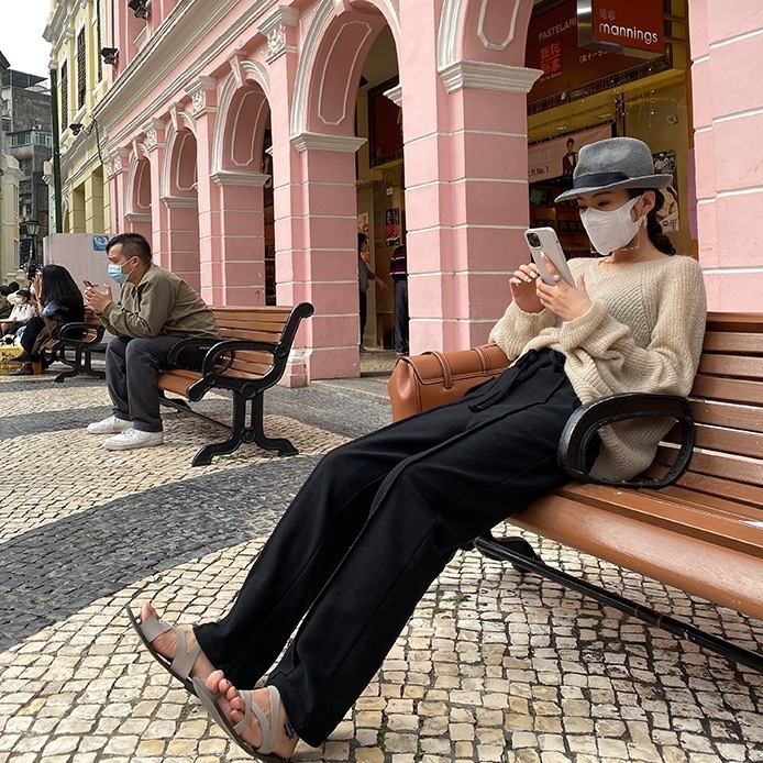 ボトムス パンツ ズボン ロングパンツ ポケット ワンプリーツ ウエストゴム ポケット ロング丈 かわいい 大人可愛い きれいめ シンプル カジュアル 上品 おしゃれ かっこい 大人女子 こなれ感