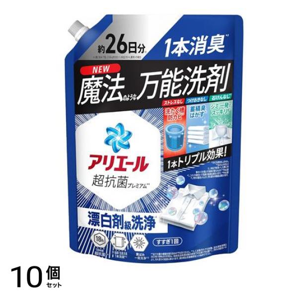 ジェル 超抗菌プレミアム 詰め替え用 超特大 625g (約26日分) 10個セット