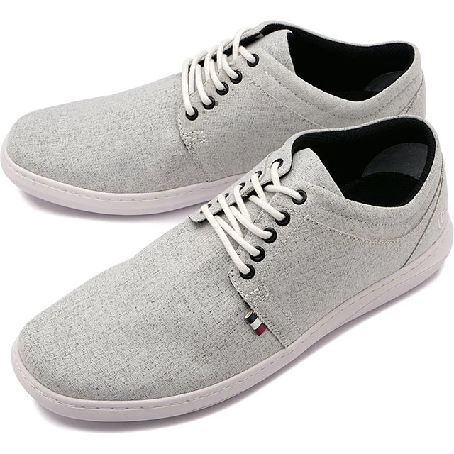 メンズ スニーカー マンハッタン イーエックス [23SS-MA01] MANHATTAN EX カジュアルシューズ チャッカ CV. WHITE GRAY 正規取扱店