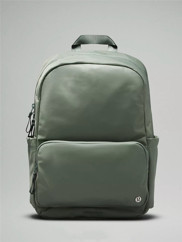 美品　ルルレモン　バックパック　カーキ Qoo10] ルルレモン Everywhere バックパック リュ