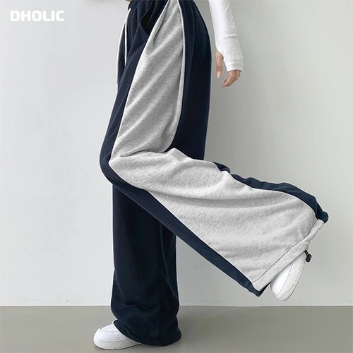 2TYPE配色サイドタックポケットスウェットパンツ 4,056円