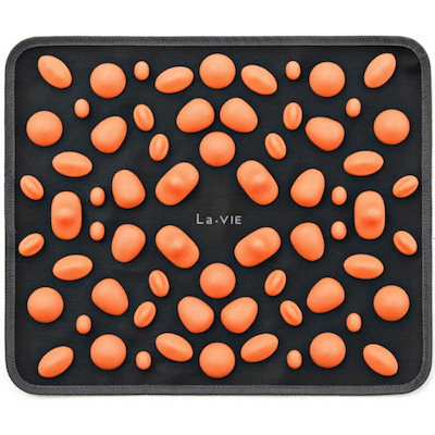 他サイト： LAVIE　健康グッズ 足裏いてーよ(40×34cm ブラック×オレンジ)の商品画像