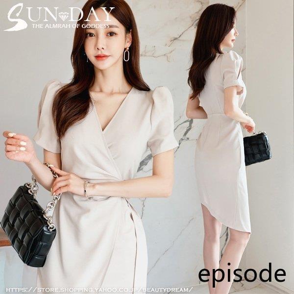 新品ワンピースレディース キャバドレス ドレス ワンピース半袖 パーティー お呼ばれ 20代30代40代 エレガントワンピース 細身 Vネック