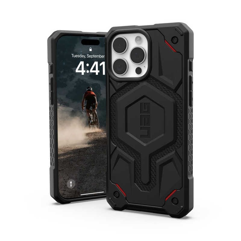 UAG　iPhone 16 Pro Max 耐衝撃ケース MAGSAFE対応 MONARCH PRO ケブラーブラック　UAG-IPH24LA-PMS-KB